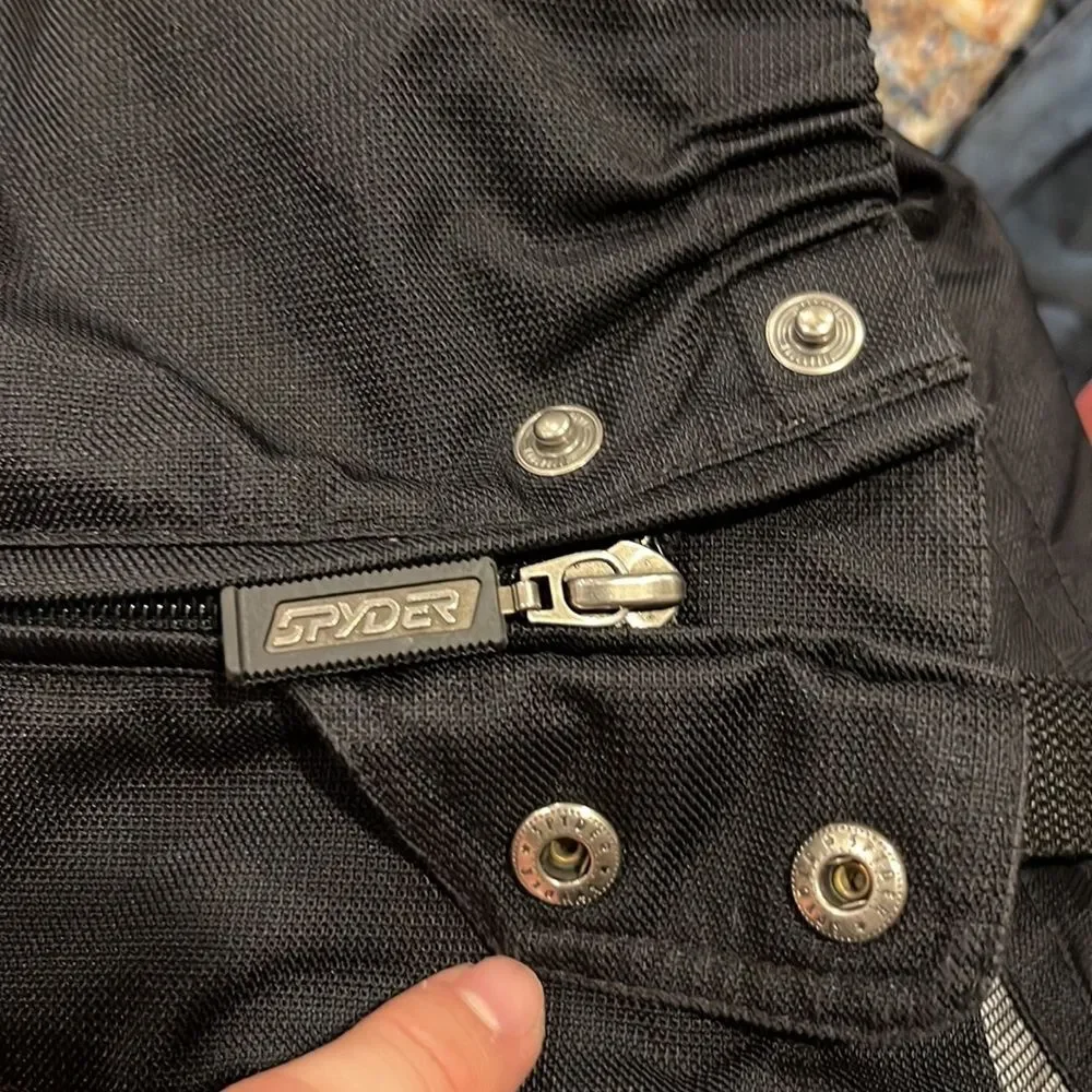 Spyder XT Thinsulate Black Snowboard Pants with Suspenders
